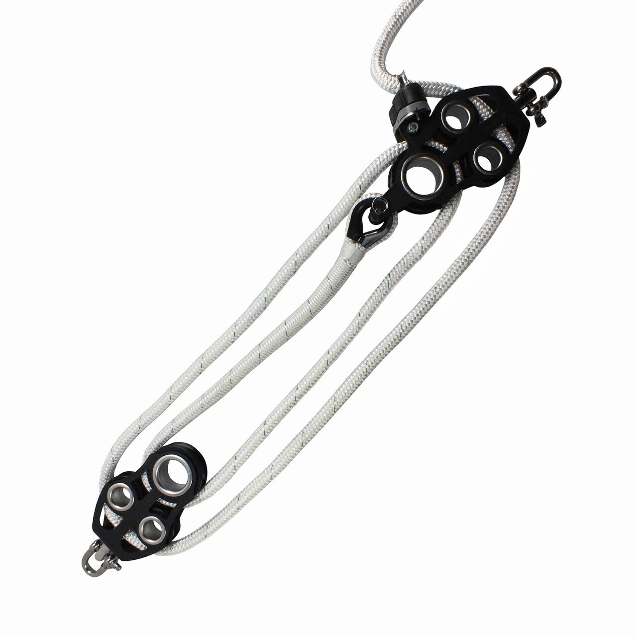 ProClimb Aluminum Uni-Body Fiddle Block Set With Rope - Image 9