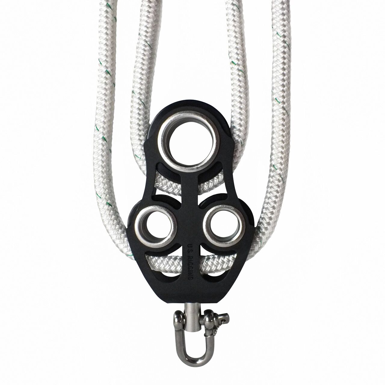 ProClimb Aluminum Uni-Body Fiddle Block Set With Rope - Image 10