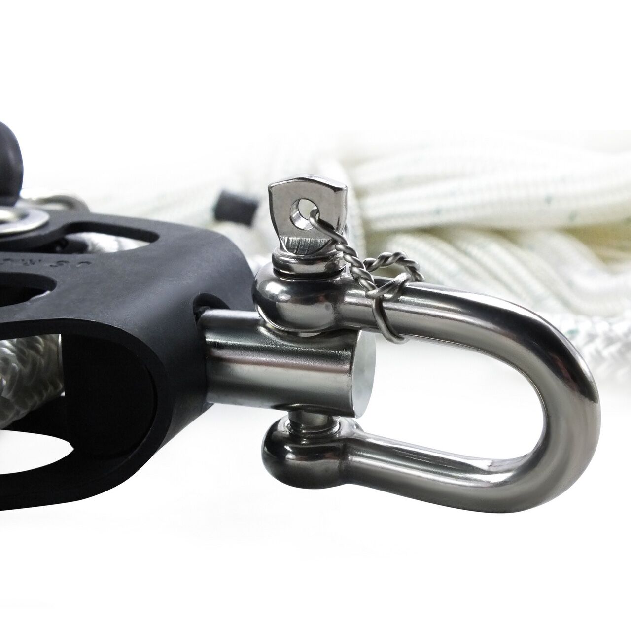 ProClimb Aluminum Uni-Body Fiddle Block Set With Rope - Image 5