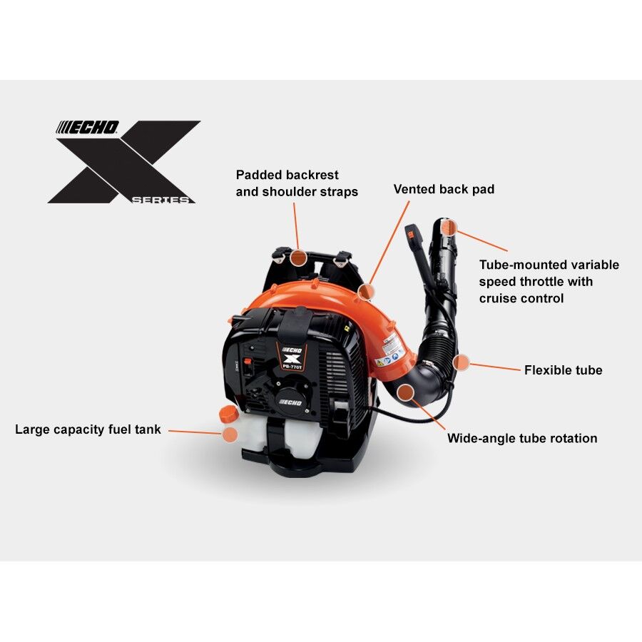 Echo X Series PB-770T Backpack Blower - Image 2