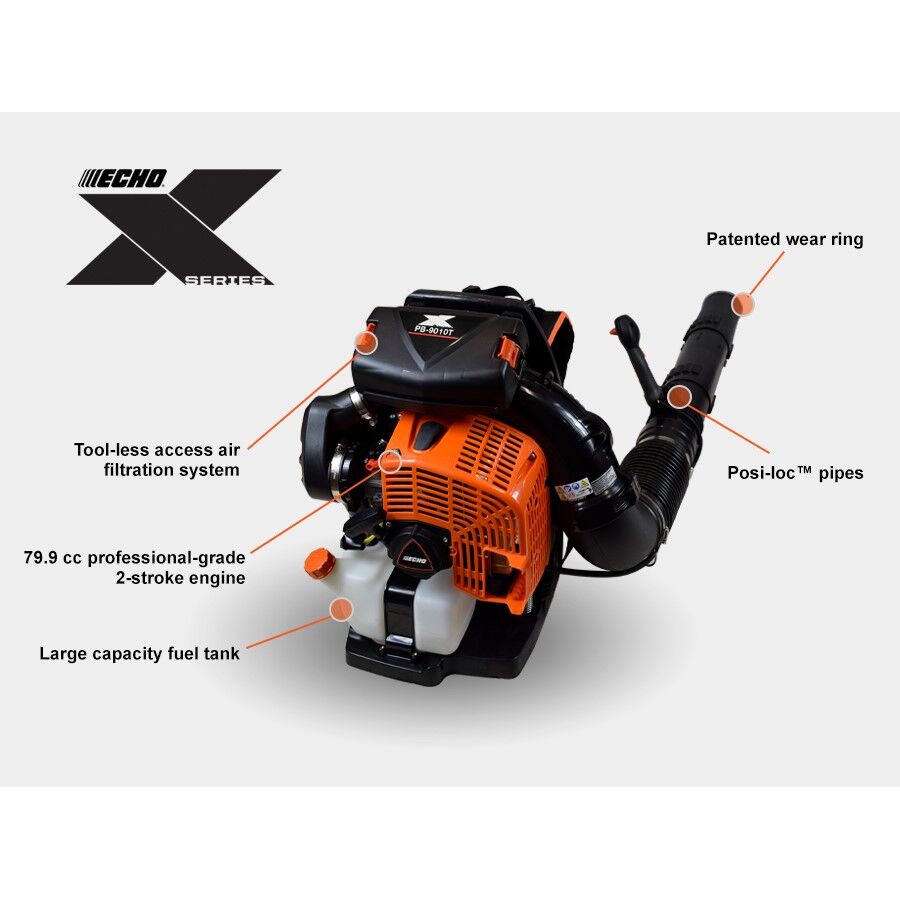 Echo X Series PB-9010T Backpack Blower - Image 2