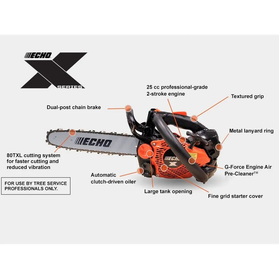 Echo X Series CS-2511TN Chainsaw - Image 2