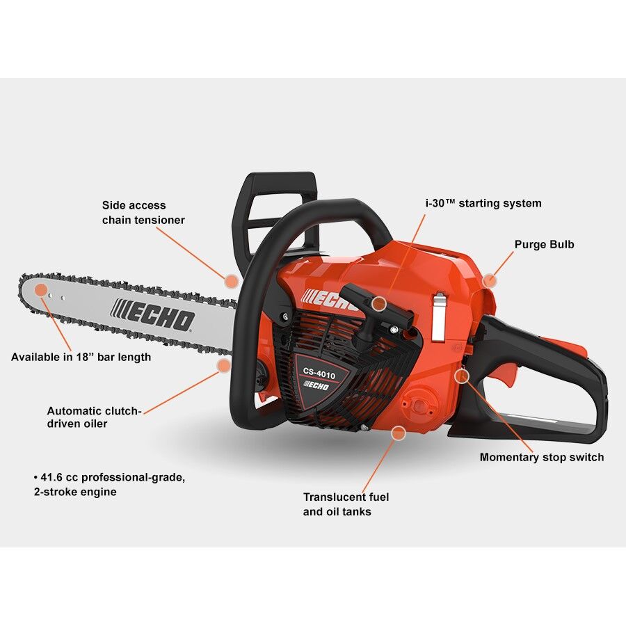 Echo CS-4010 Chainsaw - Image 2