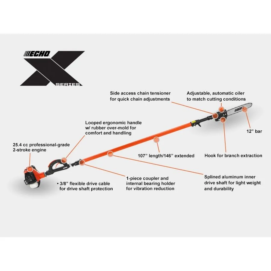 Echo X Series PPT-2620 Power Pruner - Image 2