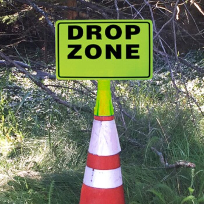 Drop Zone Cone Topper
