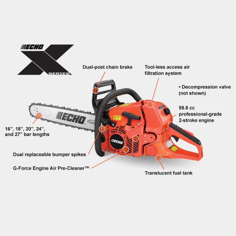 Echo X Series CS-620P Chainsaw - Image 2